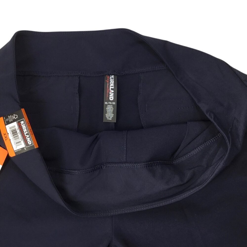 Kirkland Signature Ankle Pant NWT Navy Blue XXL Stretch Zip Pockets 7772060 - Picture 7 of 7